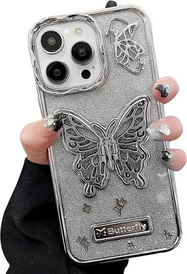 Luxury 3D Glitter Butterfly Phone iPhone Case